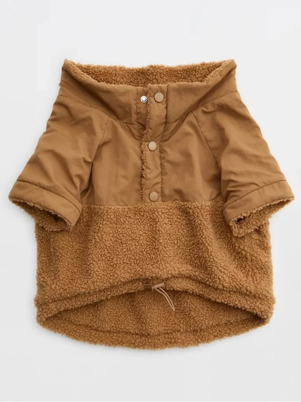 NWT OFFLEASH By Aerie Fluff Love Sherpa Dog Quarter Snap